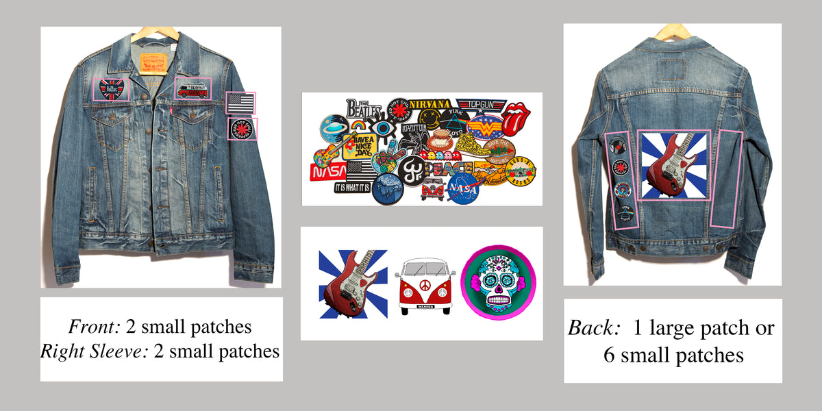 Denim Jacket With Patches - VisualHunt