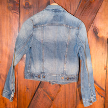 Load image into Gallery viewer, Light wash Levi&#39;s Jacket Customized by you with Patches, Paint and Embroidery