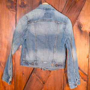 Light wash Levi's Jacket Customized by you with Patches, Paint and Embroidery