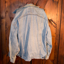 Load image into Gallery viewer, Distressed Vintage Levi&#39;s Trucker Customized by you with Patches, Paint and Embroidery