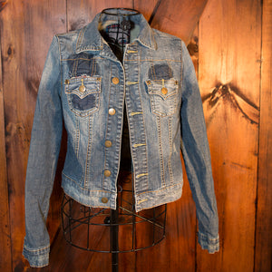 2.1 Denim Jacket  Customized by you with Patches, Paint and Embroidery