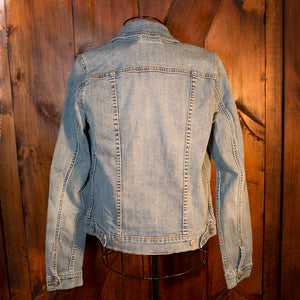 Original Trucker Jacket - Women's Medium Blue Wash Customized by you with Patches, Paint and Embroidery