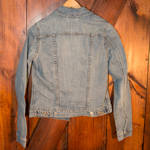 Original Trucker Jacket - Women's Medium Blue Wash Customized by you with Patches, Paint and Embroidery