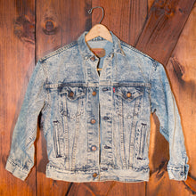 Load image into Gallery viewer, Vintage Acid Wash Levis Trucker Customized by you with Patches, Paint and Embroidery