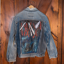 Load image into Gallery viewer, Cosmic Light Hand Painted Vintage Levis Trucker Jacket