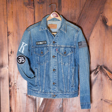 Load image into Gallery viewer, What A Collection Vintage Levis Patched and Painted Trucker Jacket