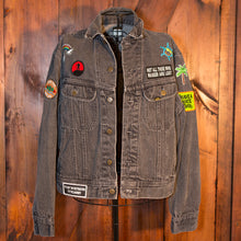 Load image into Gallery viewer, Protect Your Mother Hand Painted and Patched Vintage Trucker Jacket