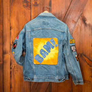 Retro Vibes Patched Vintage Levis Trucker Jacket