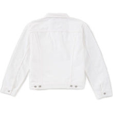 Load image into Gallery viewer, White Levi&#39;s Trucker Jacket Customized by you with Patches, Paint and Embroidery